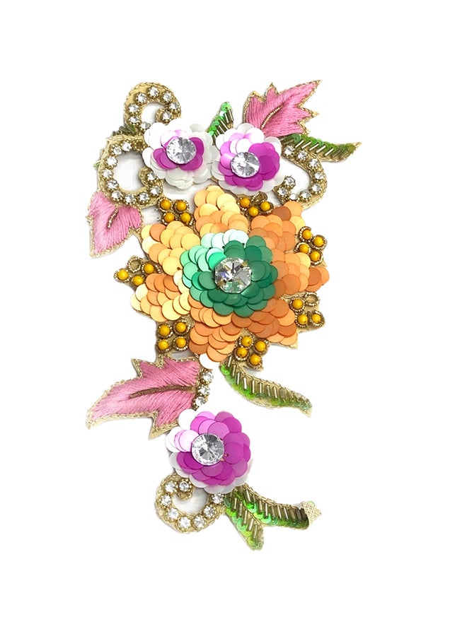 Flower Shaped Patch Multicolour - Image 1