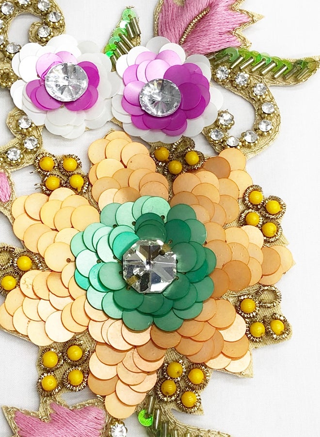 Flower Shaped Patch Multicolour - Image 2