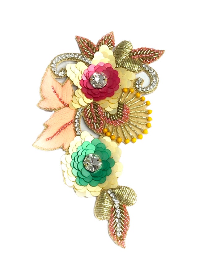 Flower Shaped Patch Multicolour - Image 1