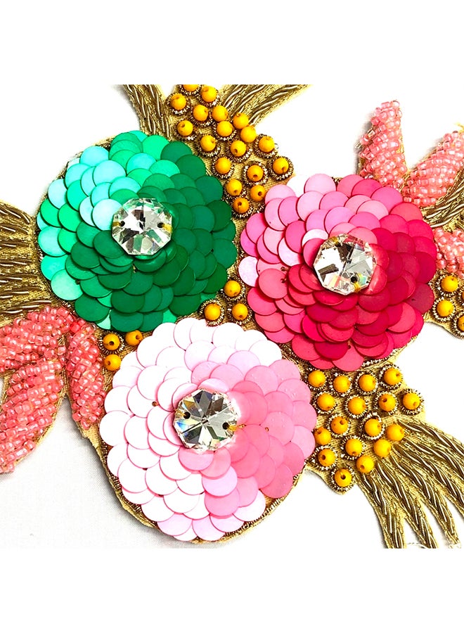 Flower Shaped Patch Multicolour - Image 2