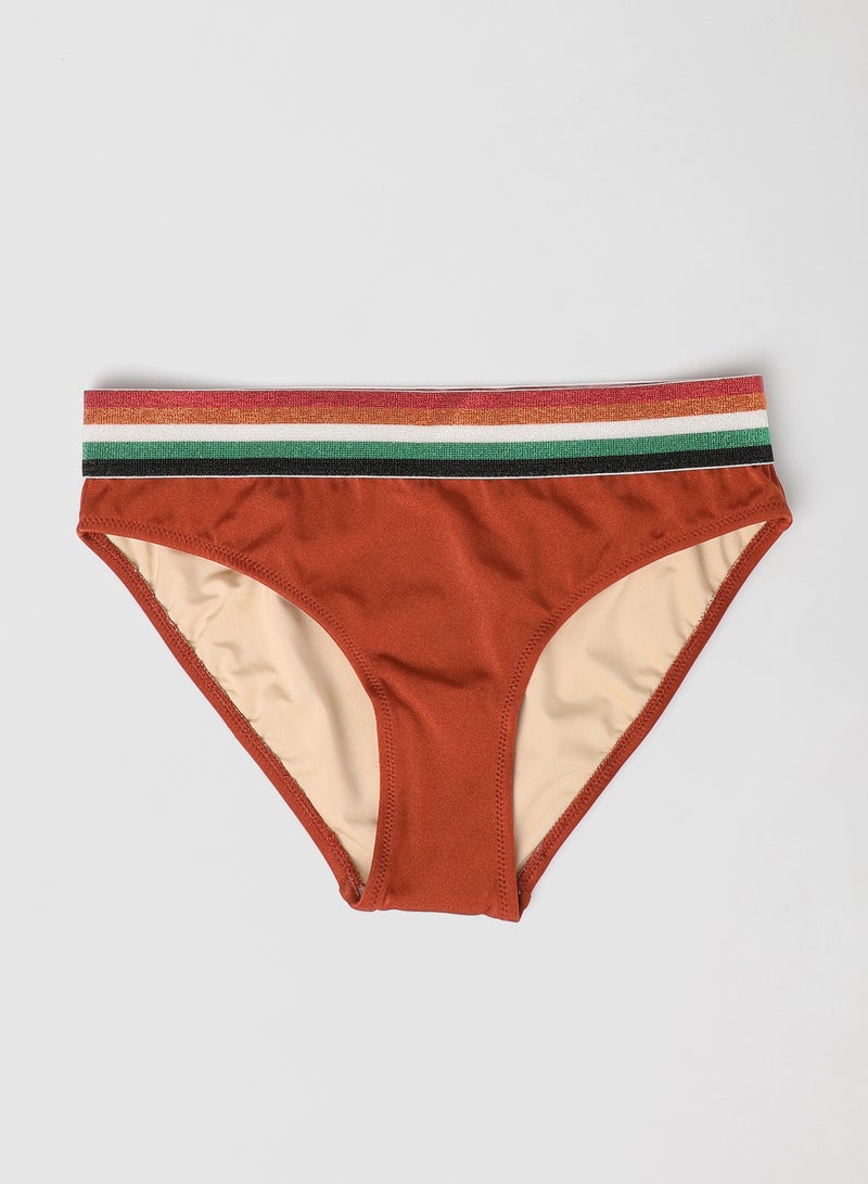 trendyol Multi Band Bikini Bottoms Cinnamon  - Image 4