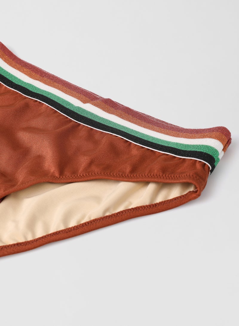 trendyol Multi Band Bikini Bottoms Cinnamon  - Image 5