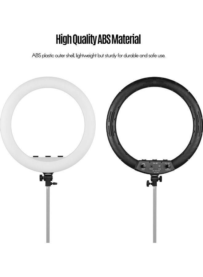 ضوء LED حلقي قابل للتعتيم أبيض - Image 5