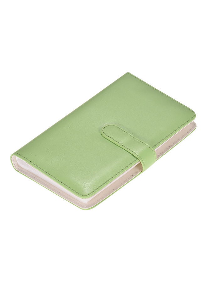 108-Pockets Portable Photo Album Green - Image 1