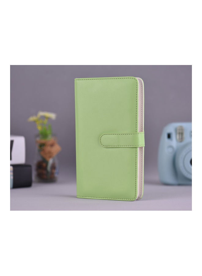 108-Pockets Portable Photo Album Green - Image 3