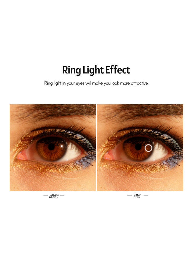 طقم مصباح حلقي بإضاءة LED أسود/أبيض - Image 3