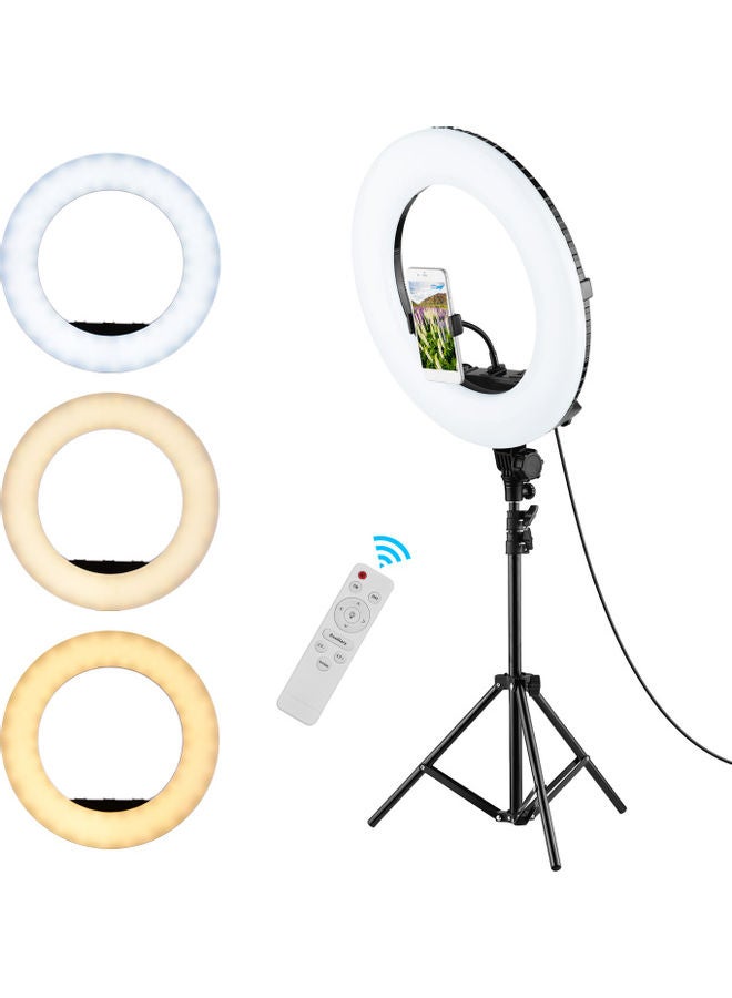 LED Fill Ring Light Kit Black/White - Image 1