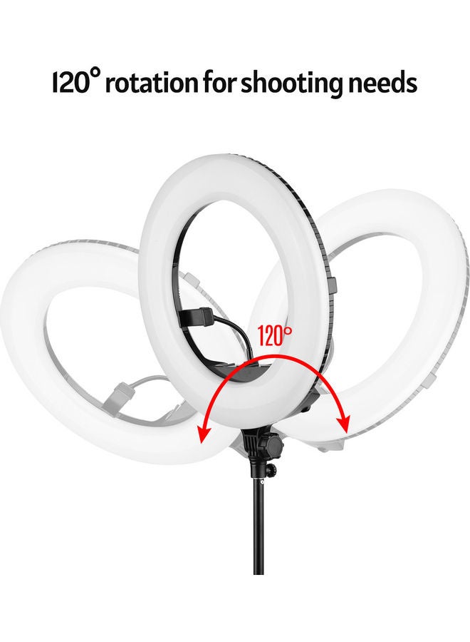 LED Fill Ring Light Kit Black/White - Image 5