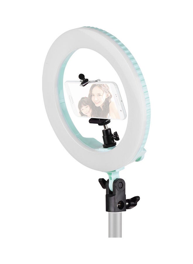 Generic LED Ring Light With Mobile Phone Holder White/Yellow  - Image 2