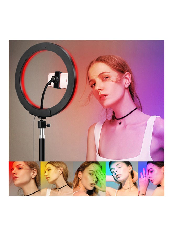 طقم مصابيح حلقية بسطوع قابل للتعديل متعدد الألوان - Image 3