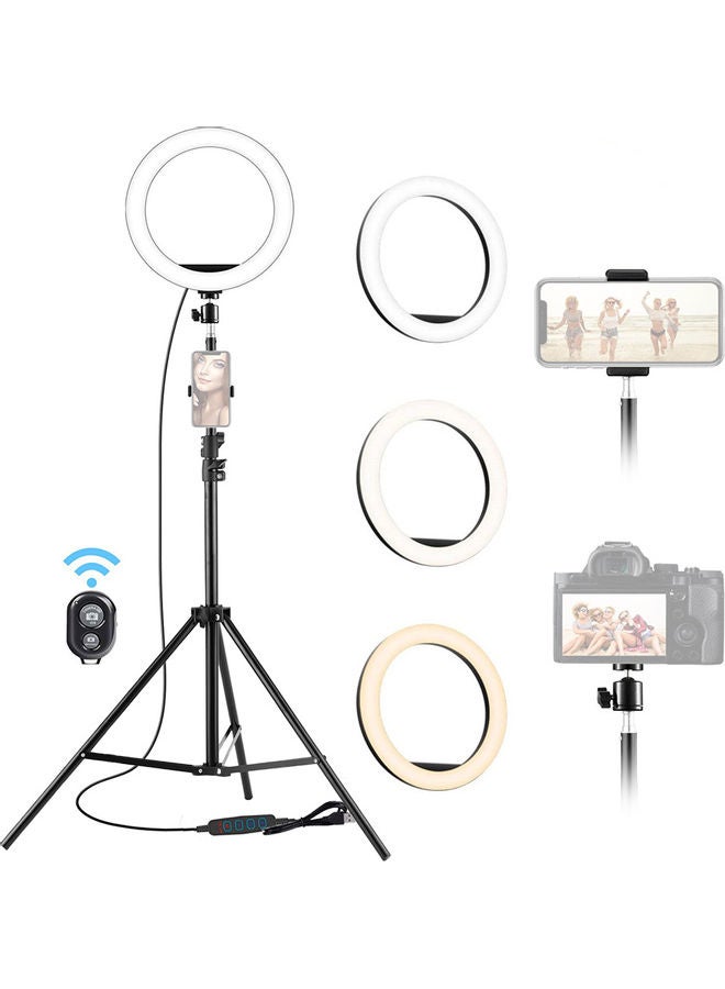 LED Video Ring Light Set Black - Image 1