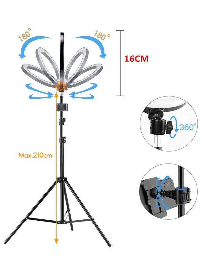 LED Video Ring Light Set Black - Image 2