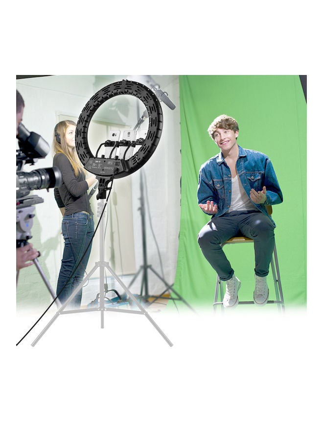 Dimmable Video LED Ring Light Set White - Image 4