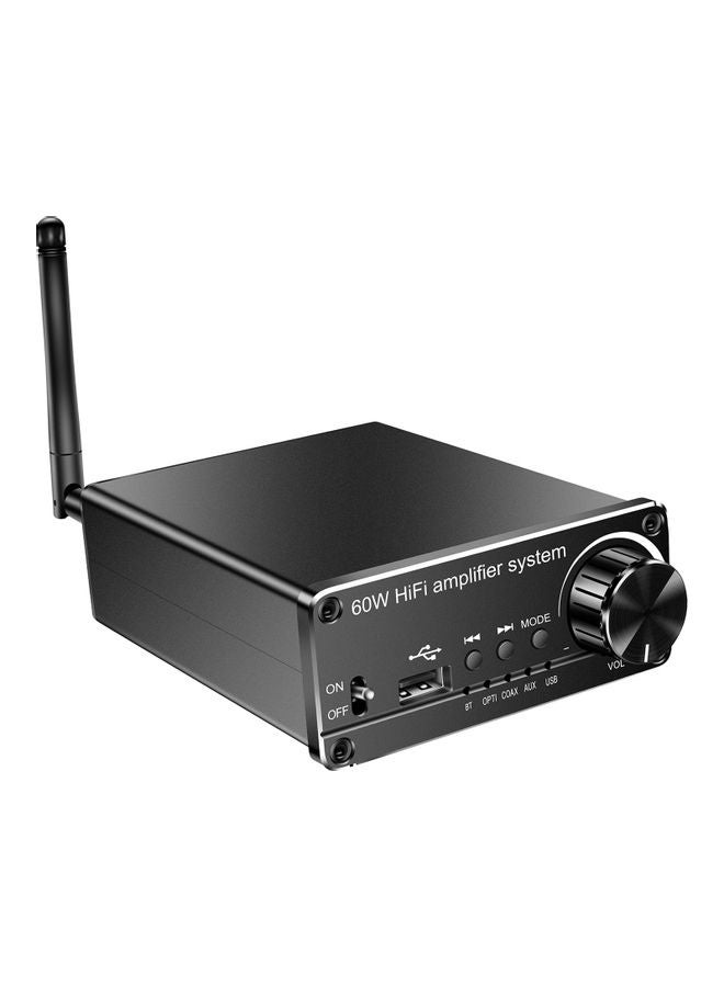 HiFi Bluetooth Audio Receiver Amplifier V8671-V Black - Image 1