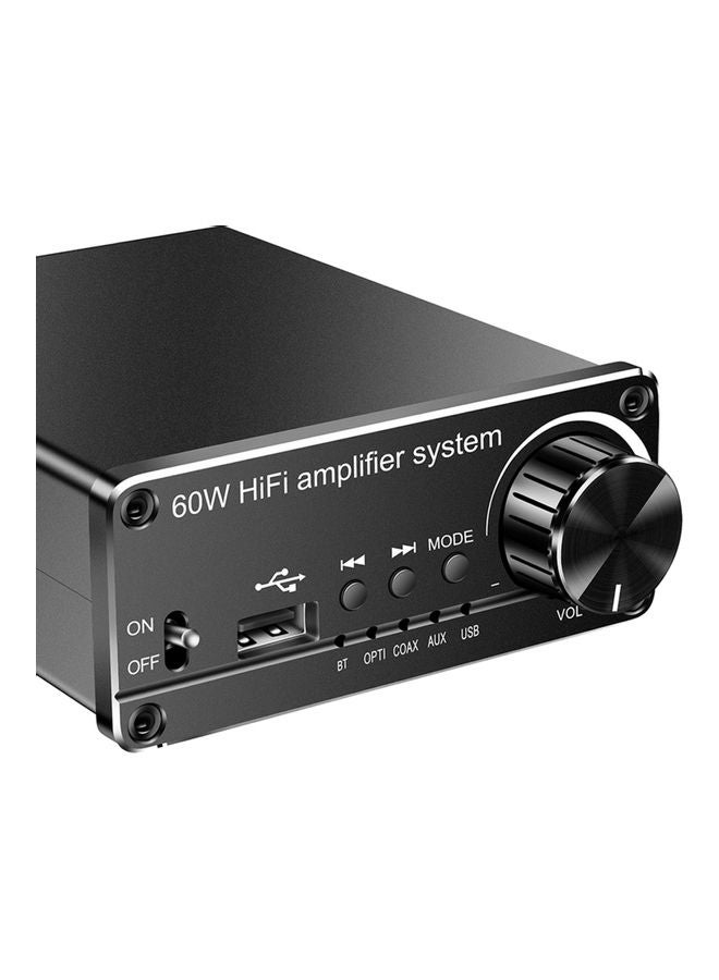 HiFi Bluetooth Audio Receiver Amplifier V8671-V Black - Image 3