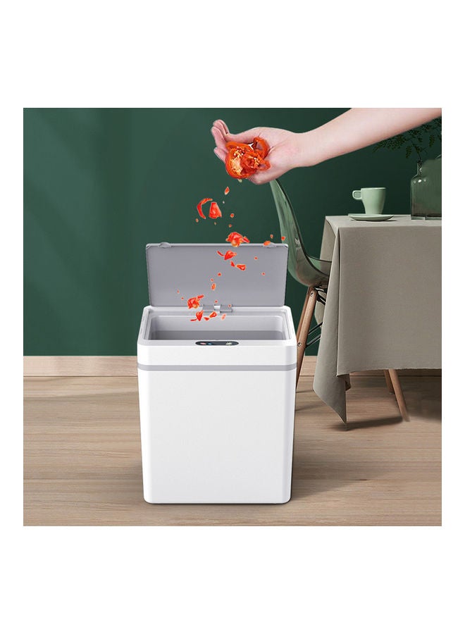 Generic Sensor Trash Can White/Grey 26.80x19.80x23.80cm  - Image 5
