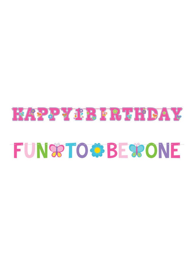 Amscan 2-Piece Birthday Banner Set