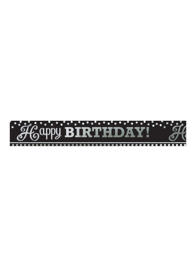 Amscan Happy Birthday Foil Banner 25inch