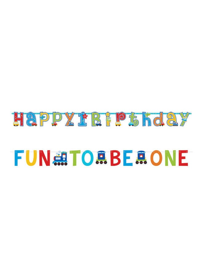 Amscan 2-Piece Birthday Banner Set