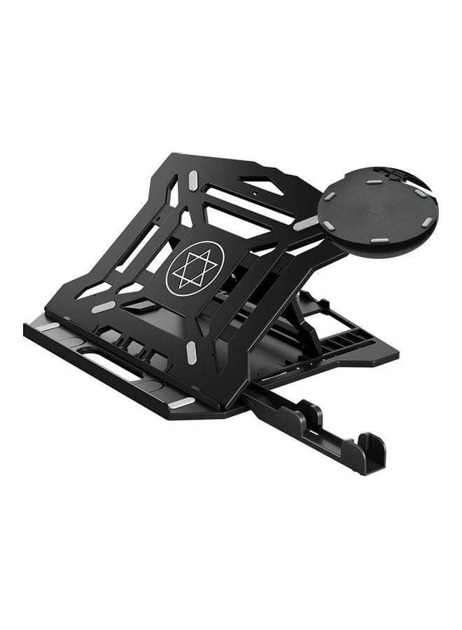 Portable Laptop Riser Foldable Stand Black - Image 1