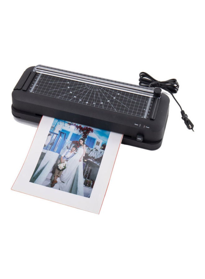 آلة تغليف صور وورق مقاس A4 أسود - Image 1