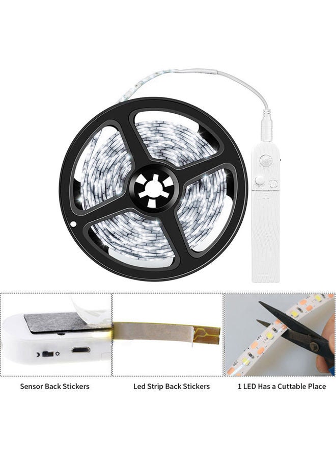 LED Strip Tape Light With Motion Sensor White/Black - Image 4