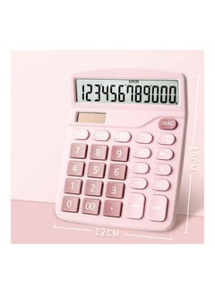 Generic 12-Digit Desktop Standard Function Calculator Pink  - Image 3