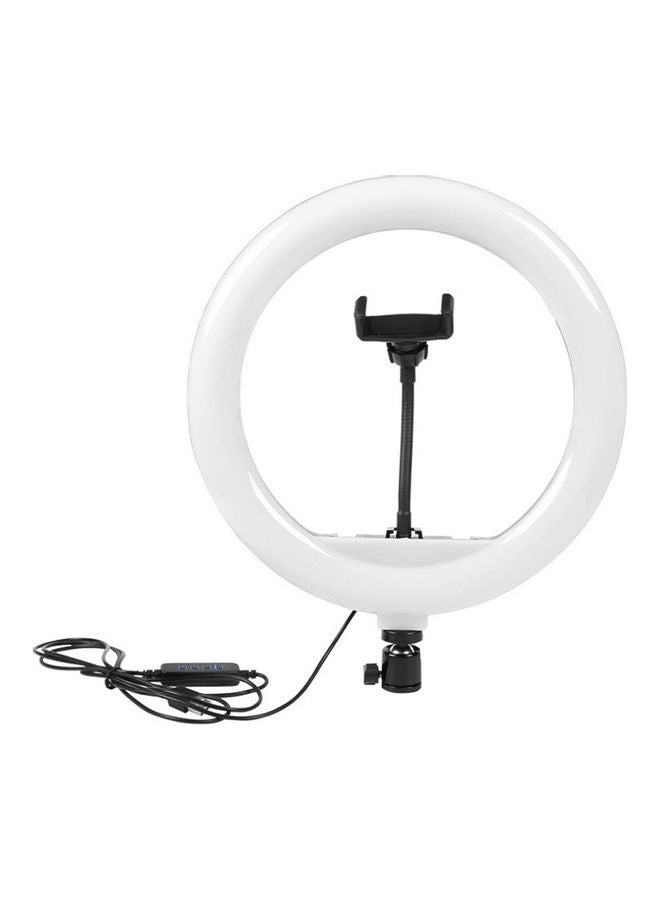 LED Ring Light Dimmable Kit Black/White - Image 1