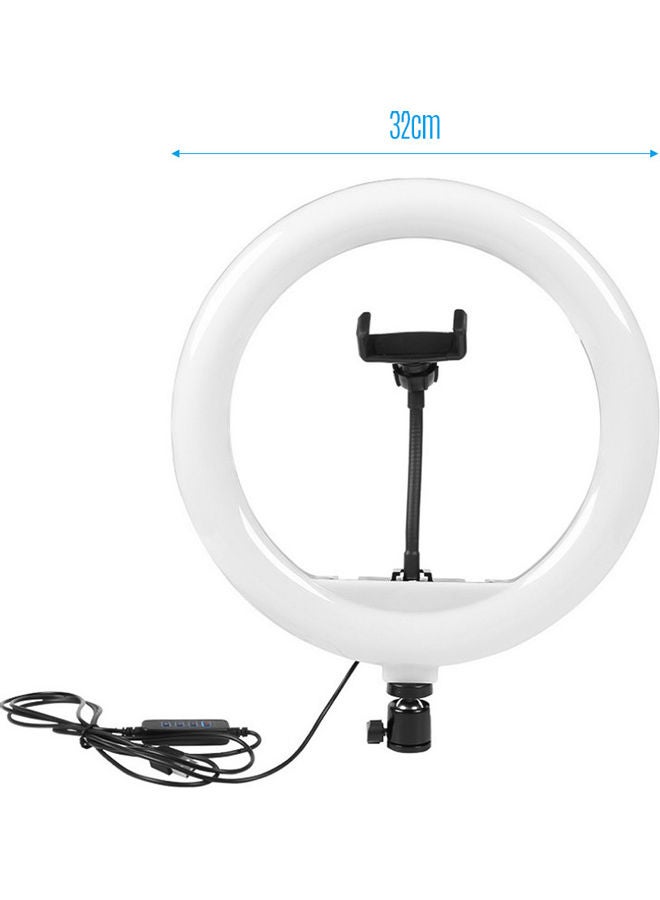 LED Ring Light Dimmable Kit Black/White - Image 2
