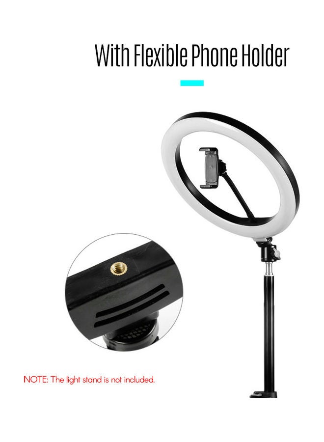 LED Ring Light Dimmable Kit Black/White - Image 3