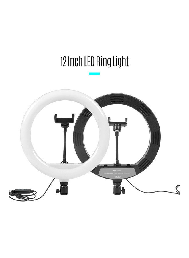 LED Ring Light Dimmable Kit Black/White - Image 4