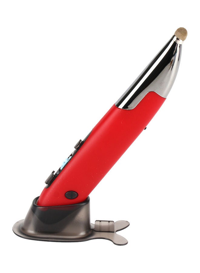Three Mode Wireless Optical Pen Mouse Red/Black - Image 1