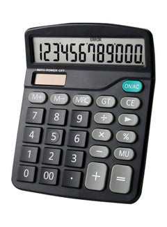 Generic 12-Digit Desktop Standard Function Calculator Black 