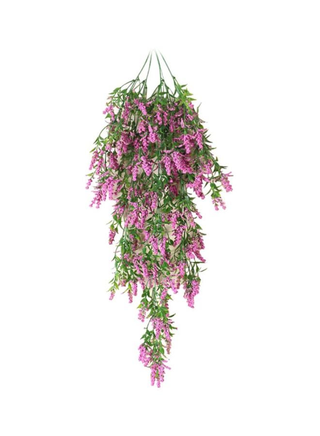 بلولانز زهور الكرمة المعلقة واللافندر الاصطناعي الأرجواني/ الأخضر One Size