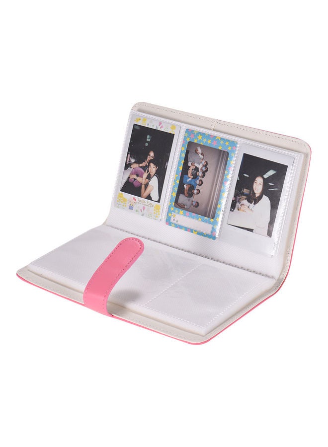 Generic 108-Pockets Portable Photo Album Pink  - Image 4