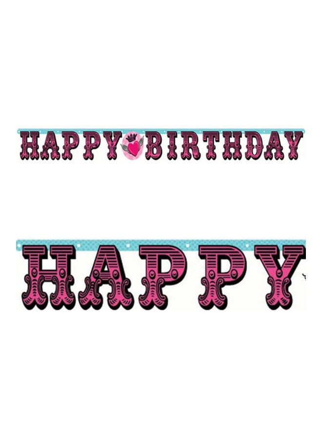 Amscan Happy Birthday Letter Banner