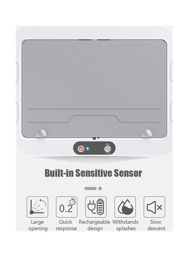 Sensor Trash Can Grey 26.80x19.80x23.80cm