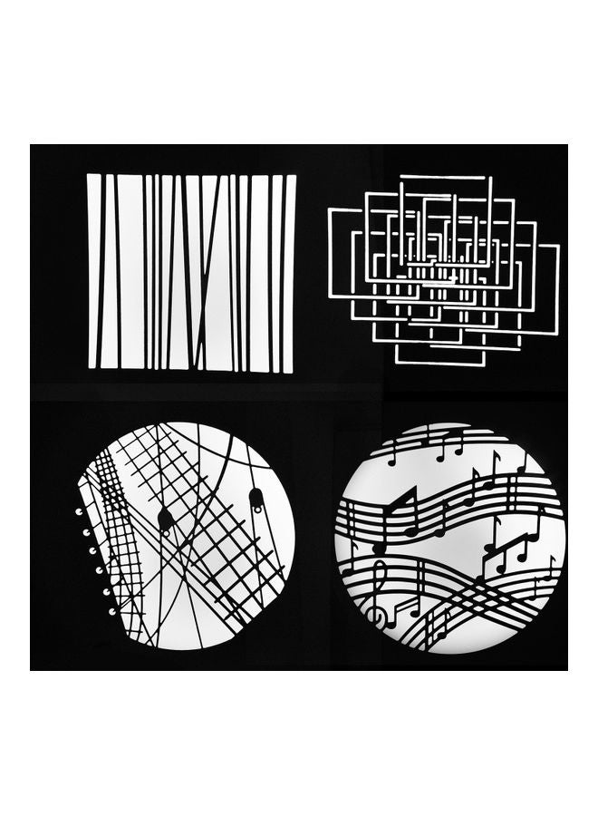 Generic 8-Piece Conical Focalize Condenser Patterned Photography Light Plate Set 8x6.1cm White  - Image 2