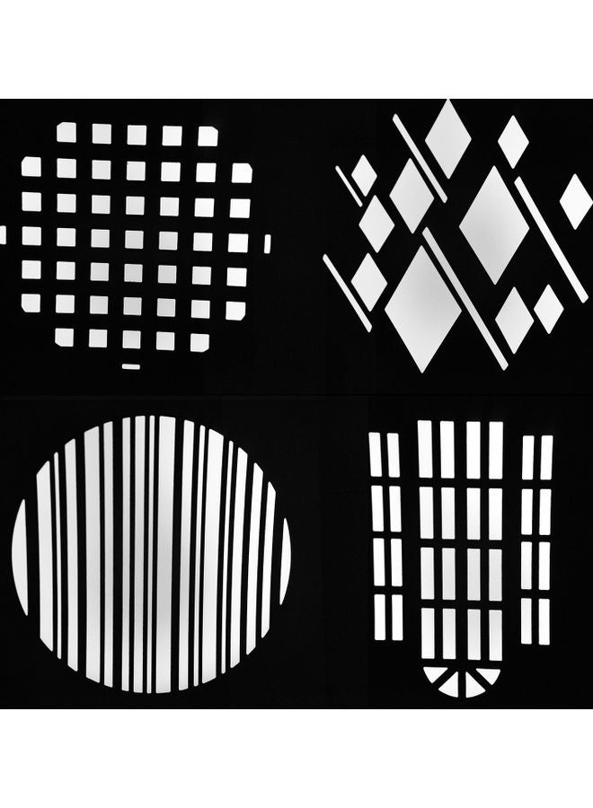 Generic 8-Piece Conical Focalize Condenser Patterned Photography Light Plate Set 8x6.1cm White  - Image 5