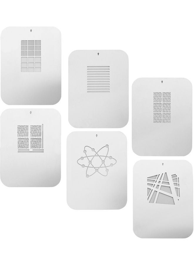 Generic 6-Piece Conical Focalize Condenser Patterned Photography Light Plate Set White  - Image 2