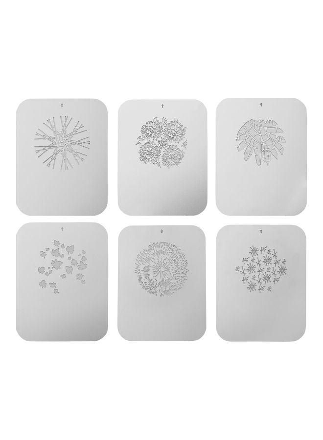 Generic 6-Piece Conical Focalize Condenser Patterned Photography Light Plate Set 8x6.1cm White  - Image 1