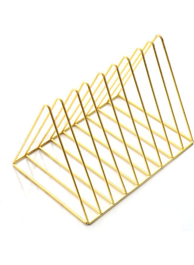Iron Triangle Bookshelf Gold - Image 1