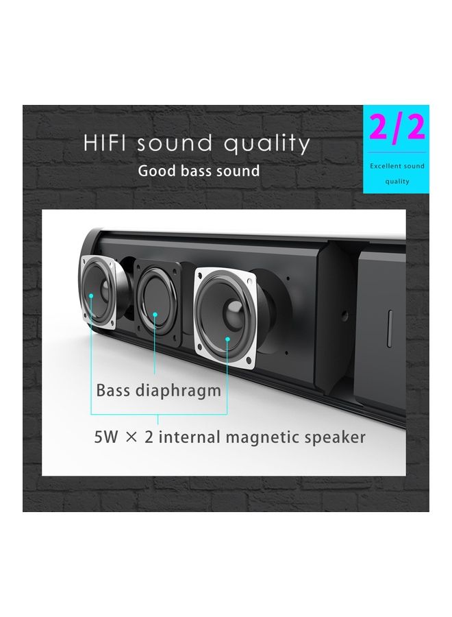Bluetooth TV Soundbar BS-41A Black  - Image 4