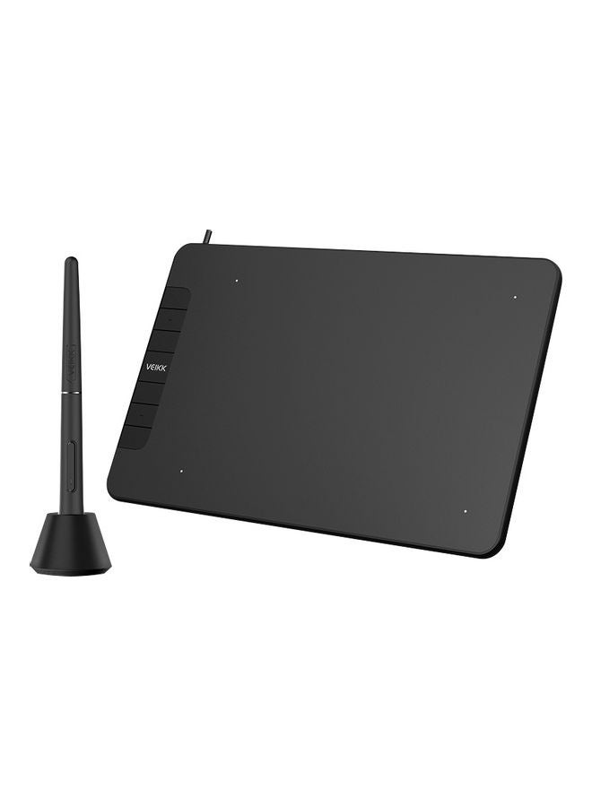 Veikk Digital Graphic Tablet With Stylus Pen Black  - Image 1