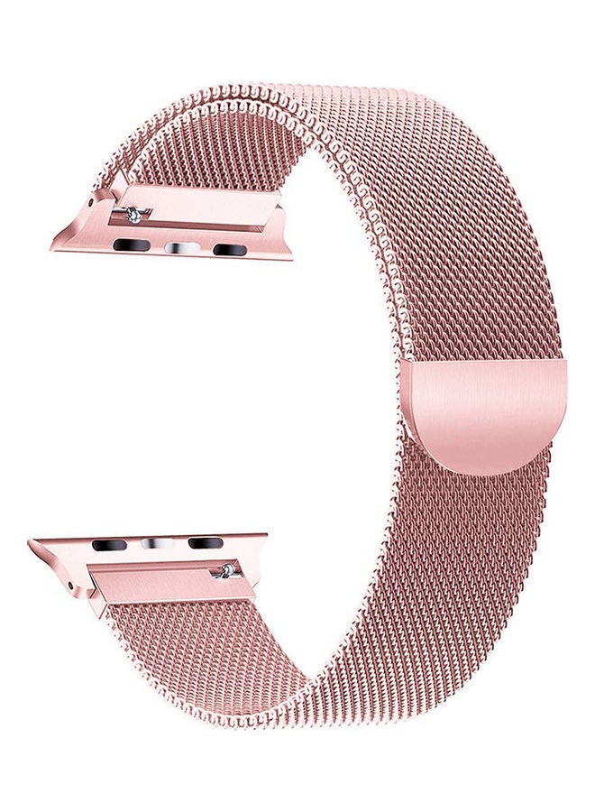 Replacement Strap For Apple Watch 2/3/4/5/6/SE - 38/40mm Rose Gold 