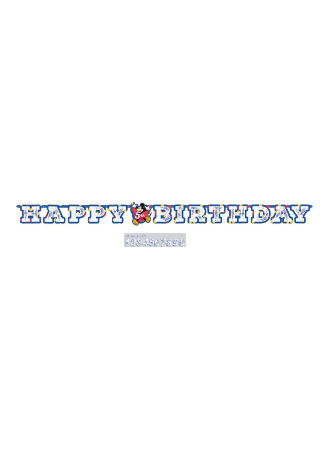 Riethmuller Mickey Mouse Happy Birthday Themed Banner 