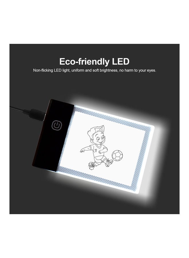 مجموعة كتاب قلاب مزود بلوحة ضوء LED وثقب للتثبيت أبيض - Image 5