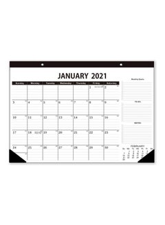 2021-2022 Calendar With Corner Protectors Multicolour