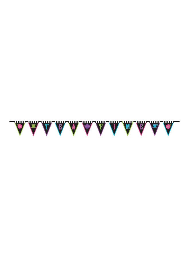 Amscan Tea Party Themed Pennant Banner