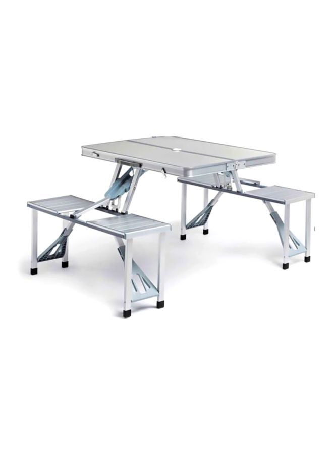 class - Folding Picnic Table Grey 29 x 27 x 40cm - Image 1